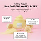 Glow Recipe Banana Souffle Moisturizer Face Cream - Lightweight Hydrating Moisturizer with Centella Asiatica & Turmeric to Soothe Redness & Improve Skin Barrier, Non-Comedogenic Korean Skin Care, 50ml
