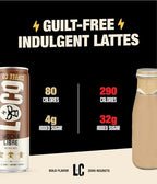Loco Coffee Mocha Oat Milk Latte Cold Brew Coffee [Mocha] 11 Ounce Can, 12 Count | Medium Roast, 180mg Caffeine | Gluten Free and Dairy Free | Low Sugar, Low Calorie Iced Coffee