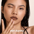 ITY Velvet Matte Finish Lip Stain-Mousse Textured Lip Clay, Nude Shade, Conceals Lip Lines, Rich Pigment Lip Tint Lipsticks, 0.14 oz (4g) in Earthy