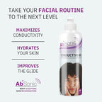 Absonic Conductive Gel for Facial Devices – Hydrating Microcurrent Gel for Face, Radiofrequency & Red Light Therapy – Nuface Primer Alternative – Smooth, Non-Sticky Formula – 8.5 oz - 1-Pack
