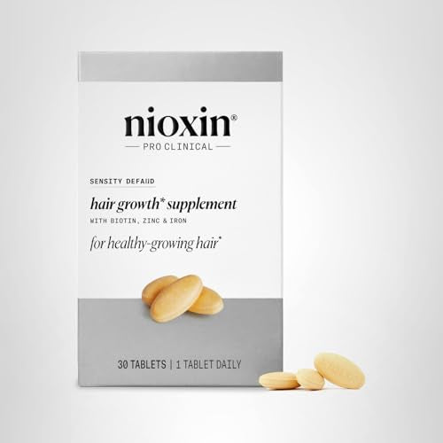 NIOXIN Density Defend Hair Growth Supplements | with Biotin, Zinc and Iron | for Hair Growth and Thickness | 30 Tablets