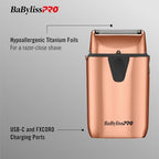 BaBylissPRO UVFOIL UV-Disinfecting Metal Single-Foil Shavers