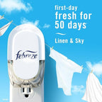 Febreze Plug In Air Freshener, Odor-Fighting Scented Oil Refill, Moring Spring Showers, 2 Refill
