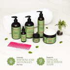 Mielle Organics Hair Strenghtening Bundle - Oil, Shampoo and Conditioner