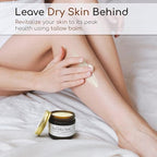Beef Tallow Balm - 2 oz - Organic Grass Fed and Finished Tallow- Made in USA - Moisturizing Skin Care Tea Tree