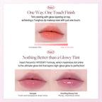 Heart Percent Dote On Mood One Way Glowy Tint, Glass-like High Shine Glossy Finish w/Long-Lasting Luminous Color Lip Stain for Glowy Look, #10.Fig Jam