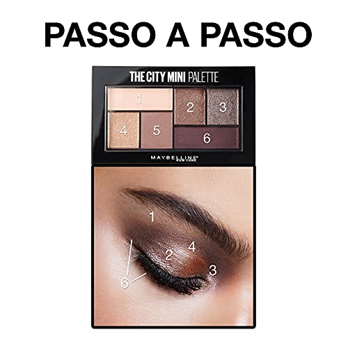 Maybelline New York The City Mini Eyeshadow Palette Makeup, Brooklyn Nudes, 0.14 oz.