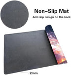 Board Game 14x24in MTG Playmat Compatible for OCG CCG RPG TCG Playmats (Nine Tailed Fox 1)