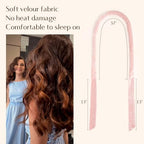 Yanibest Heatless Hair Curler, No Heat Hair Curlers to Sleep in, Overnight Satin Heatless Curling Set with Hair Scrunchies Clip, for All Hair Types