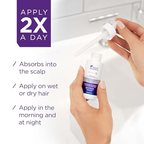 Head & Shoulders Scalp X 2% Minoxidil for Women, Hair Regrowth Treatment for Thinning Hair and Hair Loss, Topical Solution, 3 Month Supply, 2 Fl Oz Each, Pack of 3