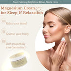 Magnesium Bedtime Butter with Lavender, Valerian Root, Vitamin D3 & Melatonin - Calming Natural Topical Magnesium Lotion - Handcrafted in Small Batches in the USA