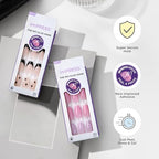 KISS imPRESS No Glue Mani Press-On Nails, Design, 'Wild Venus', Pink, Medium Size, Almond Shape, Includes 30 Nails, Prep Pad, Instructions Sheet, 1 Manicure Stick, 1 Mini File