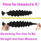 Human Braiding Hair for Boho Braids 12A 20" Deep Water Wave Bulk Human Hair Extensions for Braiding No Weft Brazilian Virgin Curly Loose Deep Wave Bulk Wet and Wavy 1 Bundle 100g Natural Black