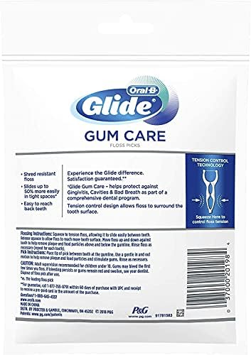 Oral-B Glide Gum Care Floss Picks, 30 each (Value Pack of 7)