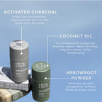 Cleo+Coco - Natural Deodorant - For Women & Men - Aluminum Free - Extra Strength - Activated Charcoal - 24hr Odor Protection - Vegan & Cruelty Free - PCR - Made in USA - Basil Mint - 1.7oz