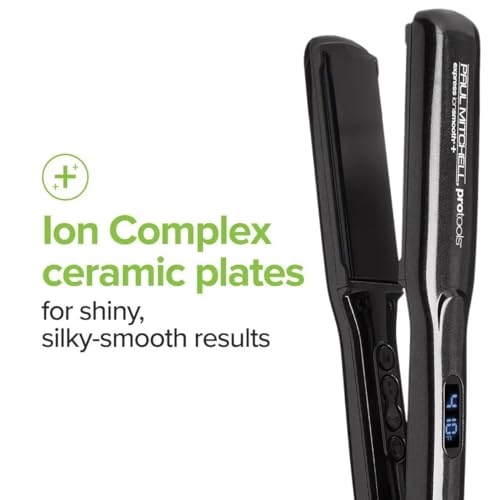 Paul Mitchell Pro Tools Express Ion Smooth + Ceramic Flat Iron, Adjustable Heat Settings for Smoothing + Straightening