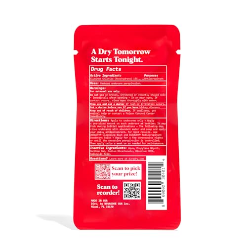 Duradry Antiperspirant Gel - Anti-Sweat, Unscented Deodorant Gel for Men and Women, Helps with Armpit Sweat Prevention, Odor Protection, Cruelty Free, Paraben Free, Vegan - 0.4 Fl Oz