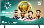 Hisense 32-Inch Class A4 Series FHD 1080p Smart Fire TV (32A4NF, 2025 Model) - DTS Virtual: X, Slim Bezel Design, Alexa Built in