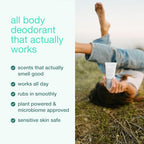 Hume Supernatural Invisible Whole Body Deodorant Balm - Full Body Protection - Aluminum Free, No Baking Soda - Anti-Chafing Odor Control - Clinically Tested on Sensitive Skin (Fragrance Free, 3-Pack)