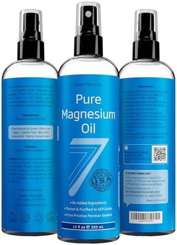 Seven Minerals Pure Magnesium Oil & Soothing Relief Magnesium Lotion