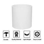 Fitvell 10PCS 1" PVC Pipe Fitting Coupling Connector Adapter Pipe Fitting Slip (Socket x Socket) Schedule 40 White Color