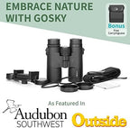 Gosky 10x42 Roof Prism Binoculars for Adults, HD Professional Binoculars for Bird Watching Travel Stargazing Hunting Concerts Sports-BAK4 Prism FMC Lens-with Phone Mount Strap Carrying Bag