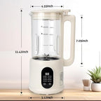 Nut Milk Maker, 8 in 1 Homemade Automatic Plant-Based Milk, Soy Milk, Almond Milk, Oat Milk, Coconut Milk & More, Multifunctional/12 Hours Timer/Auto-Clean/Room Temp/Keep Warm/Boil/Room Temp/Low-Noise