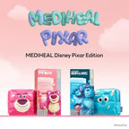MEDIHEAL Madecassoside Toner Pads [Disney Pixar Edition]-Centella Asiatica to Improve Uneven Skin Tone - Vegan Face Gauze Pads, Full size 100 Pads + Refill 100 Pads (Collagen, 200 pads)