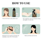 Natural Hair Color Shampoo for Gray Coverage, Instant Red Hair Dye Shampoo 3 in 1, Shampoo Hair Dye Works in Minutes, Red Hair Shampoo, Shampoo Para Canas for Women and Men