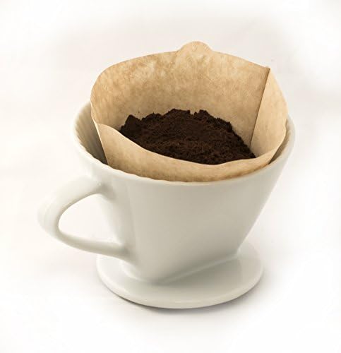 Fino Filter Cone, Fine White Porcelain, Number 2-Size, Brews 2 to 6-Servings