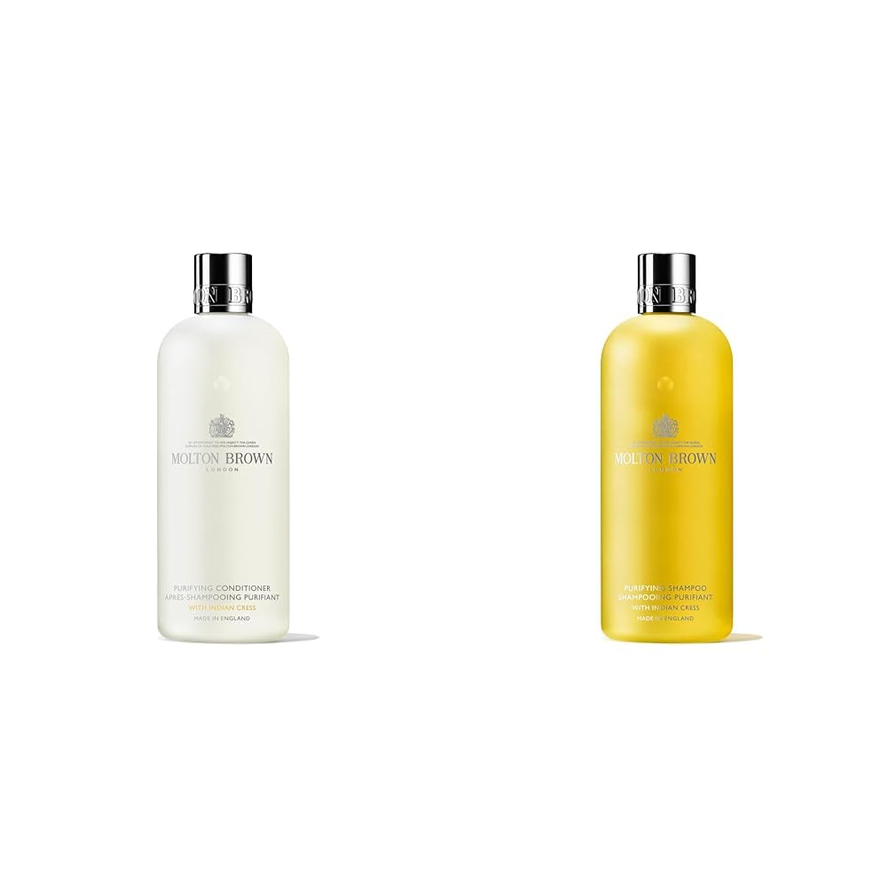 Bundle of Molton Brown Purifying Shampoo with Indian Cress + Molton Brown Purifying Conditioner with Indian Cress