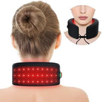 Comfytemp Portable Cordless Red Light Therapy for Neck Pain Relief, FSA HSA Eligible Near Infrared Light Therapy Neck Wrap, Rechargeable Wireless Wearable Light Wrap for Travel