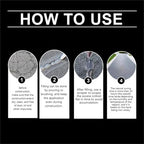 Magic Crack Filler for Concrete, Asphalt Crack Filler For Filling In Cracks Asphalt Driveways And Roads, Installs Easily Dry Granular No Mess And DIY (1pc, 150ml)