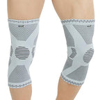 NeoTech Care Knee Support Brace - Breathable - Men, Women, Right or Left (Gray, Size M, 1 Pair)
