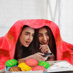 Concha Blanket White Elephant Gifts for Kids Stuff Useful Adults Teenagers Throw Blankets Wrap Boy Girl Party Novelty Gag Pets Soft Fleece Sweet Shell Bread 61in