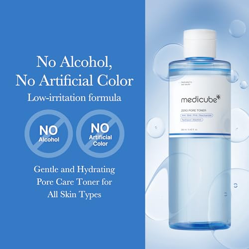 medicube Glass Glow Flawless Pore Care Step 1: Zero Pore Blackhead Deep Cleansing Oil and Zero Pore Toner