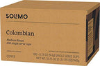 Amazon Brand - Solimo Medium Roast Coffee Pods, Colombian, Compatible with Keurig 2.0 K-Cup Brewers, 100 Count