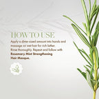 Mielle Organics Rosemary Mint Strengthening Hair Oil and Shampoo