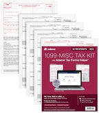 Adams 2024 1099 MISC Tax Forms, 4 Part, Laser/Inkjet, 50 Recipients, Plus 6 1096 Forms, 2 Up, Access to Tax Forms Helper (1009312)