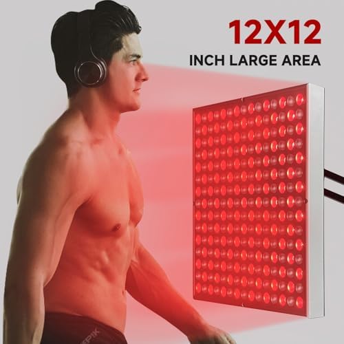 Red Light Therapy, 2 in 1 Red Light Therapy for Face and Body with Stand, Deep 660nm and 850nm Infrared Light Therapy, Red Light Therapy Device for Face, Muscles Pain, Skin, Back, Leg, Waist, Joints