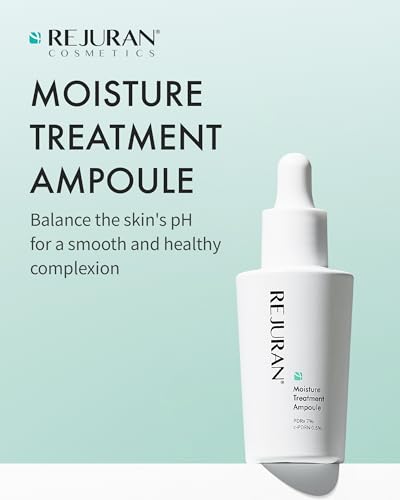 REJURAN® Moisture Treatment Ampoule, c-PDRN® - Hydrating Facial Serum for All Skin Types, Soothing & Barrier Strengthening, Moisture Retention with PDRx, Korean Skin Care (1.01 fl oz)