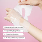 Torriden CELLMAZING Collagen Firming Gel Facial & Neck Sheet Mask (pack of 4) | Covering Neck Mask | 5D Collagen Complex, Amino Acid Complex, Peptide