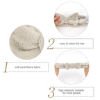 Semato Bachelorette Party Favor Set Bride Spa Headband Bride Headband and Bridesmaid Headband Skincare Headbands for Women Cute Bow Head Bands Party Supplies (1 bride+ 7 Light coffee)