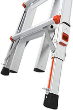 Little Giant Ladders, Velocity with Ratchet Levelers, M22, 22 Ft, Multi-Position Ladder, Aluminum, Type 1A, 300 lbs Weight Rating, (15422-801)