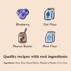 Bocce's Bakery Crispies Training Treats for Dogs, Wheat-Free Dog Treats, Made with Real Ingredients, Baked in The USA, All-Natural & Low Calories Training Treats, PB & Blueberry Recipe, 10 oz