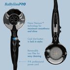 BaBylissPRO Nano Titanium Italian Portofino Hair Dryer - Professional 2000 Watt Blow Dryer