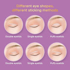 600PCs Invisible Double Eyelid Tape for Hooded Eyes, Invisible Eyelid Lifter Strips Droopy Eyelid Lift Tape, Instant Eyelid Lifting for a Natural Look, Perfect for anyone (600Count (Packof 1))