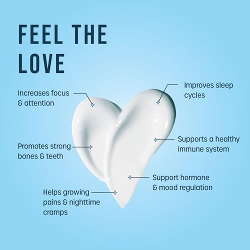 Unscented Magnesium Lotion for Kids | 5oz Bottle with 250mg in each Teaspoon | We use Natural Shea Butter in Our Paraben-Free Magnesium Lotion for Sleep