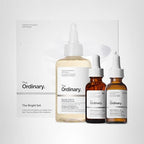 The Ordinary The Bright Set, 3-Step Regimen for Radiant, Even Skin Tone with Glycolic Acid 7% Exfoliating Toner, Alpha Arbutin 2% + HA, and Caffeine Solution 5% + EGCG | Skin Care Set