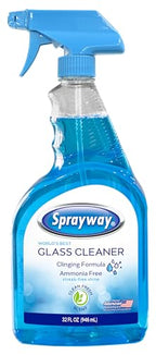 Sprayway Glass Cleaner Liquid Spray, 32oz, Pack of 6 | Ammonia-Free, Streakless, Foaming Action | Recyclable Bottle, Fresh Fragrance | Removes Fingerprints, Dust, Dirt, Smoke Film | All Glass Surfaces
